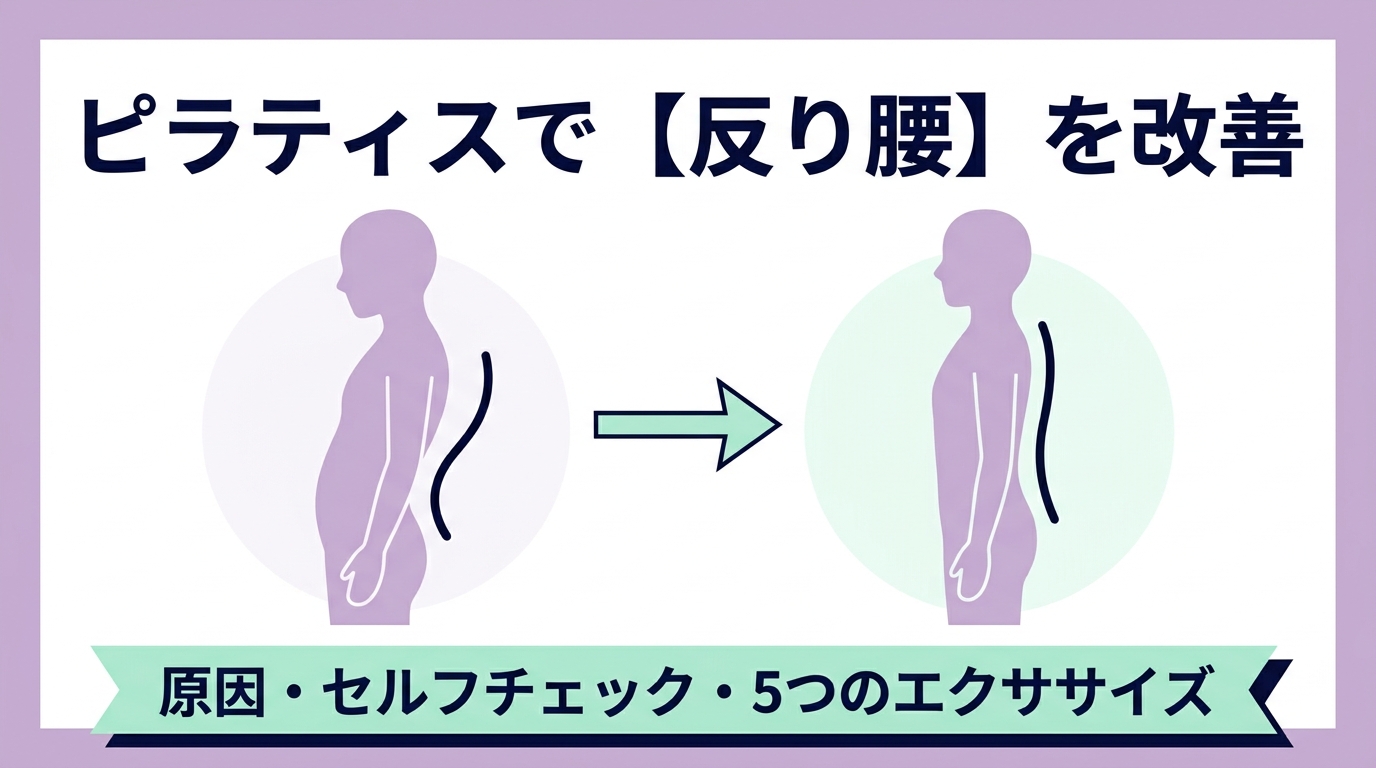 反り腰はピラティスで変わる
