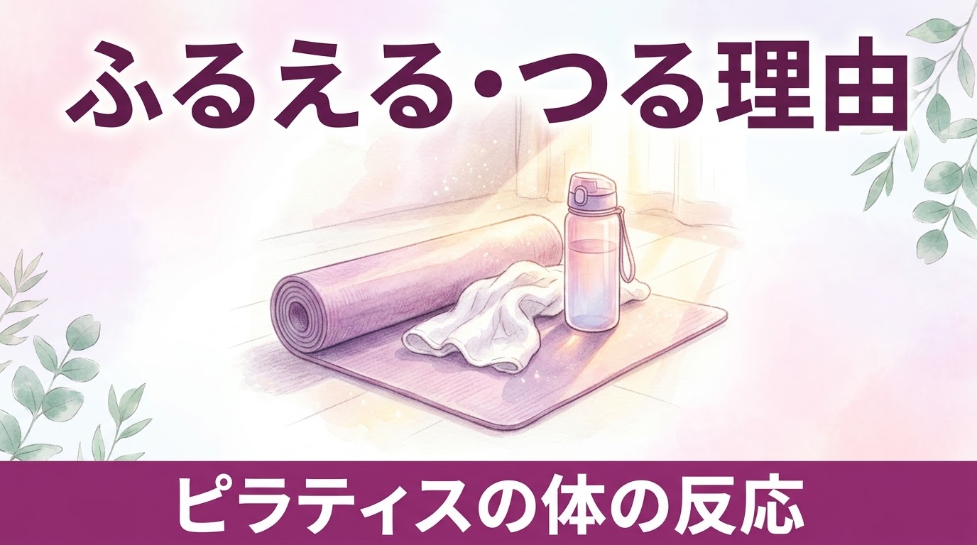 ピラティス中に体がプルプルふるえる・脚がつるのはなぜ？｜「効いている」と「無理している」の見分け方