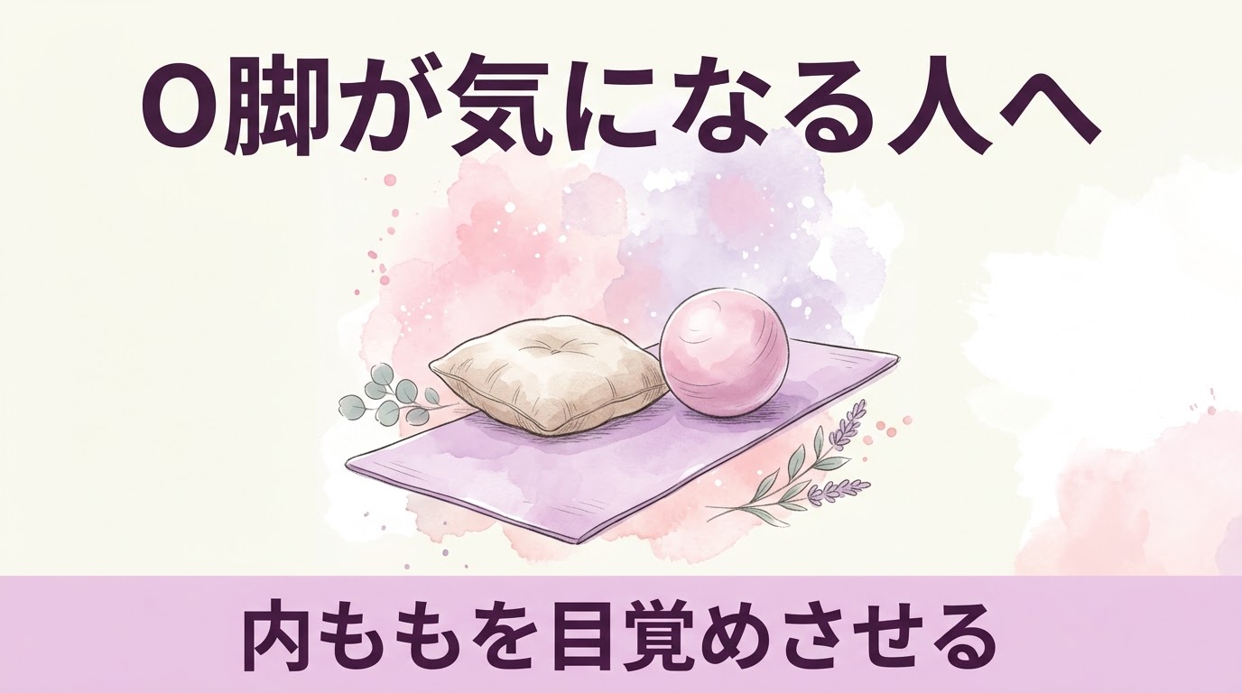 脚のすき間が気になる人へ｜「内もも」が眠っていると脚のラインが変わりにくい理由と、目覚めさせるピラティス