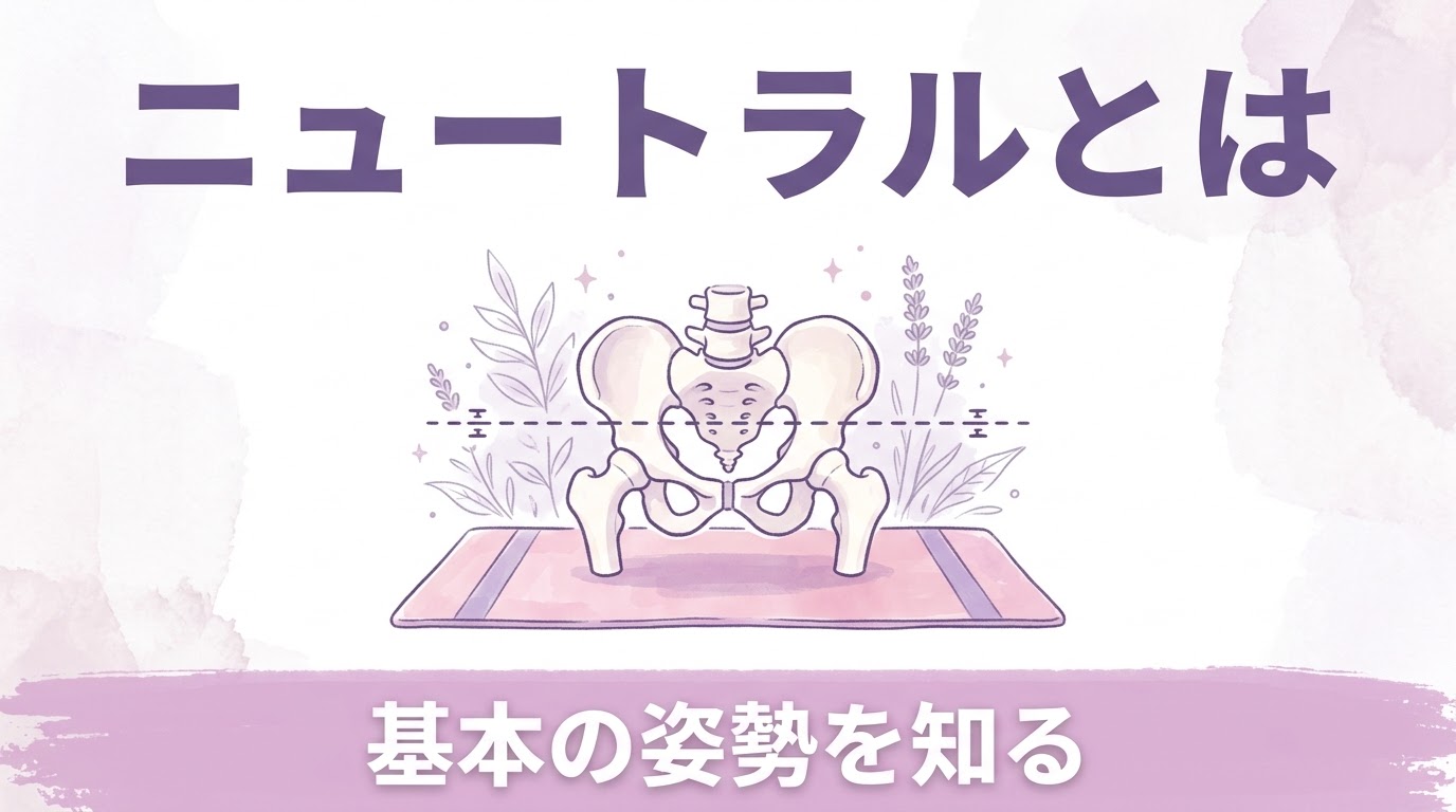 ピラティスの「ニュートラル」って何？｜基本姿勢がわかると、どのエクササイズも効き方が変わる理由